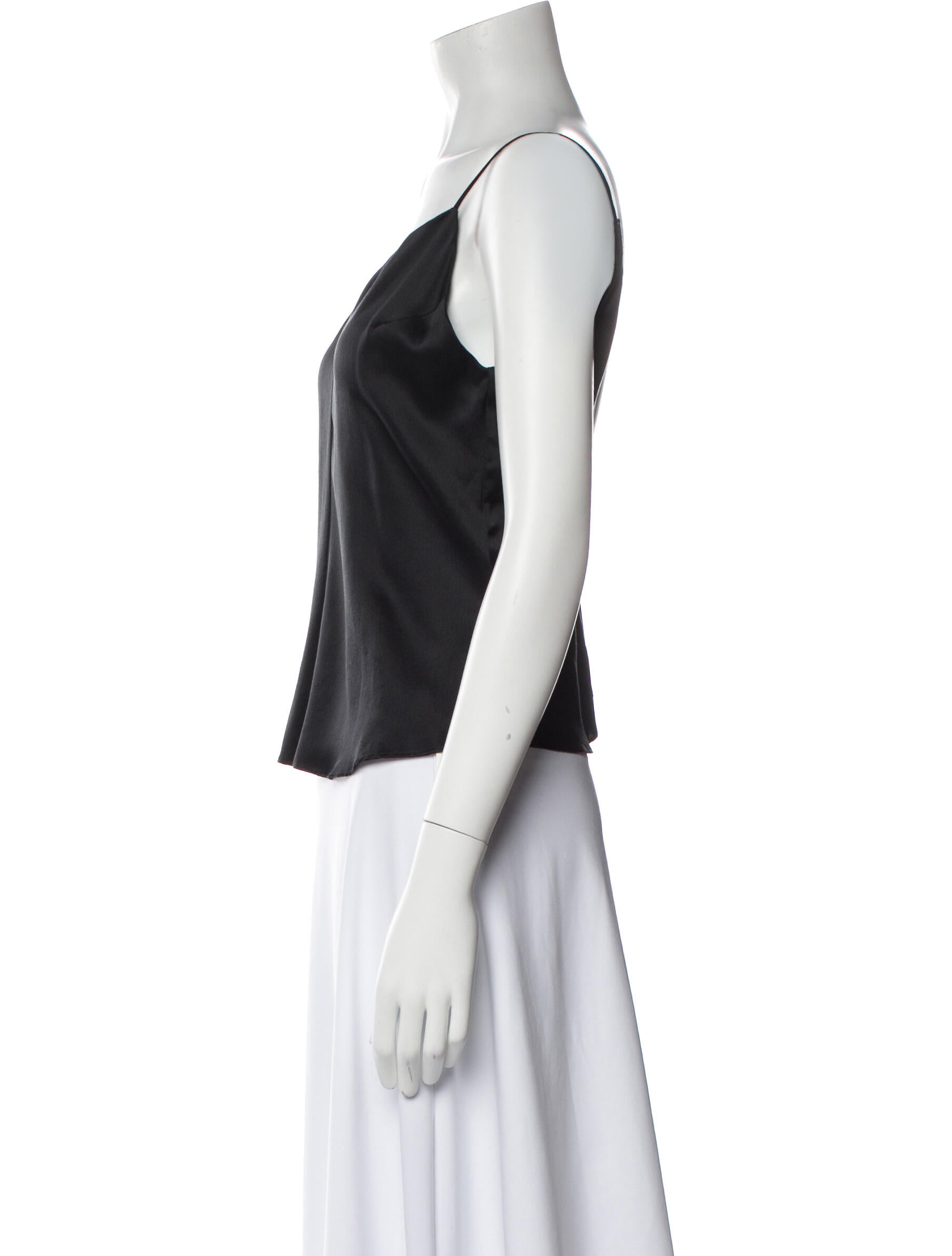 Reformation Silk V-Neck Top