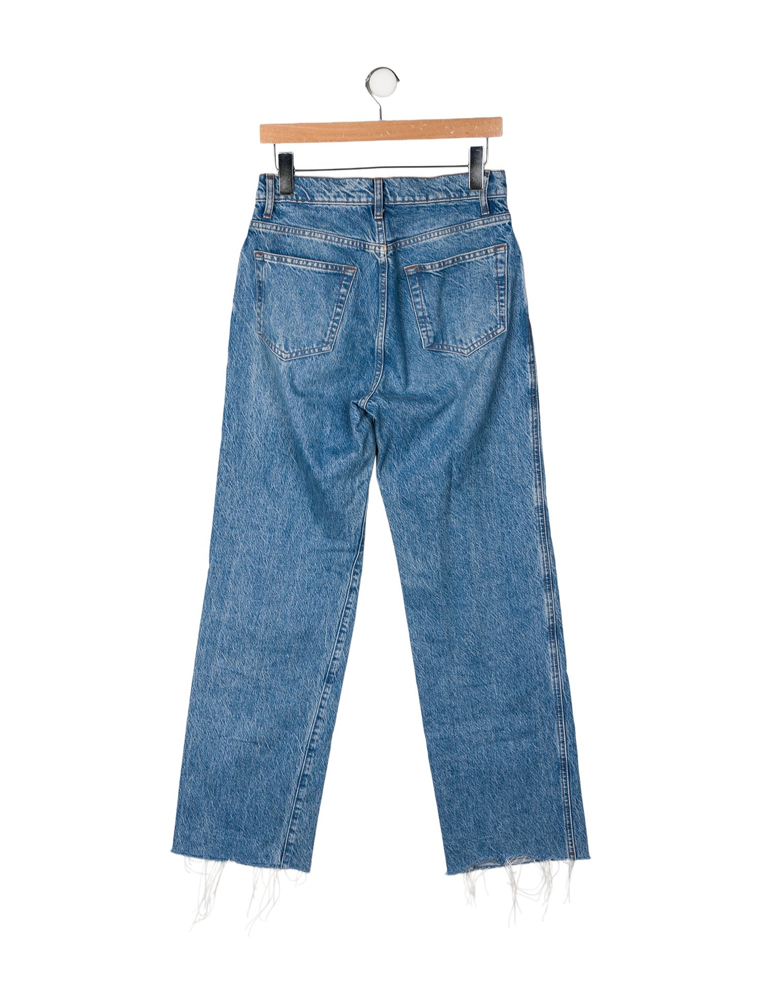 Reformation Mid-Rise Wide Leg Jeans