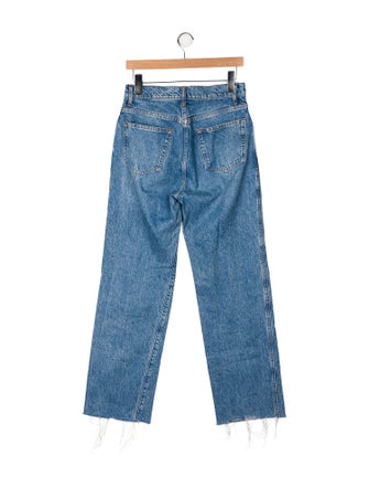 Reformation Mid-Rise Wide Leg Jeans