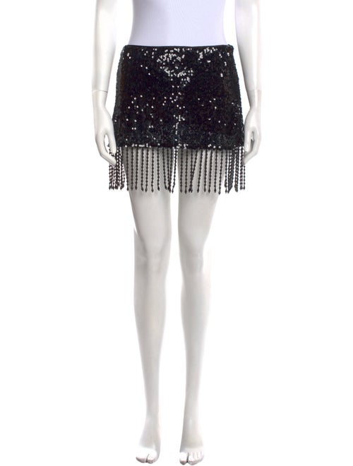 Reformation Sequin Mini Skirt