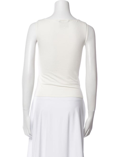 Reformation Bateau Neckline Sleeveless Top