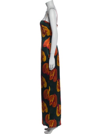 Reformation Silk Long Dress