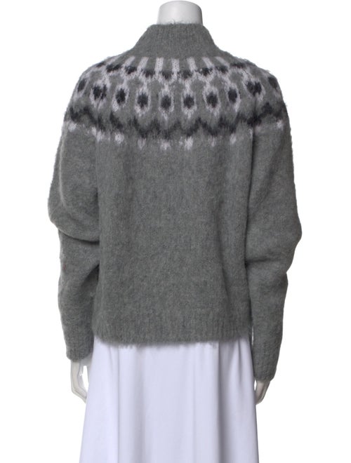 Reformation Graphic Print Turtleneck Sweater