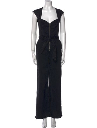 Reformation Square Neckline Jumpsuit