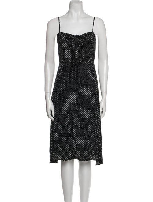 Reformation Polka Dot Print Mini Dress