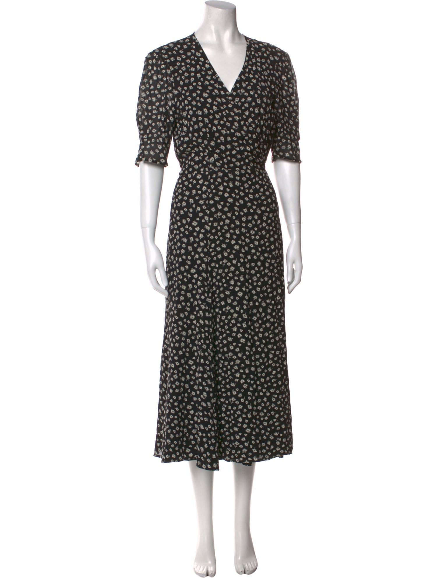 Reformation Printed Midi Length Dress