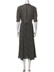 Reformation Printed Midi Length Dress