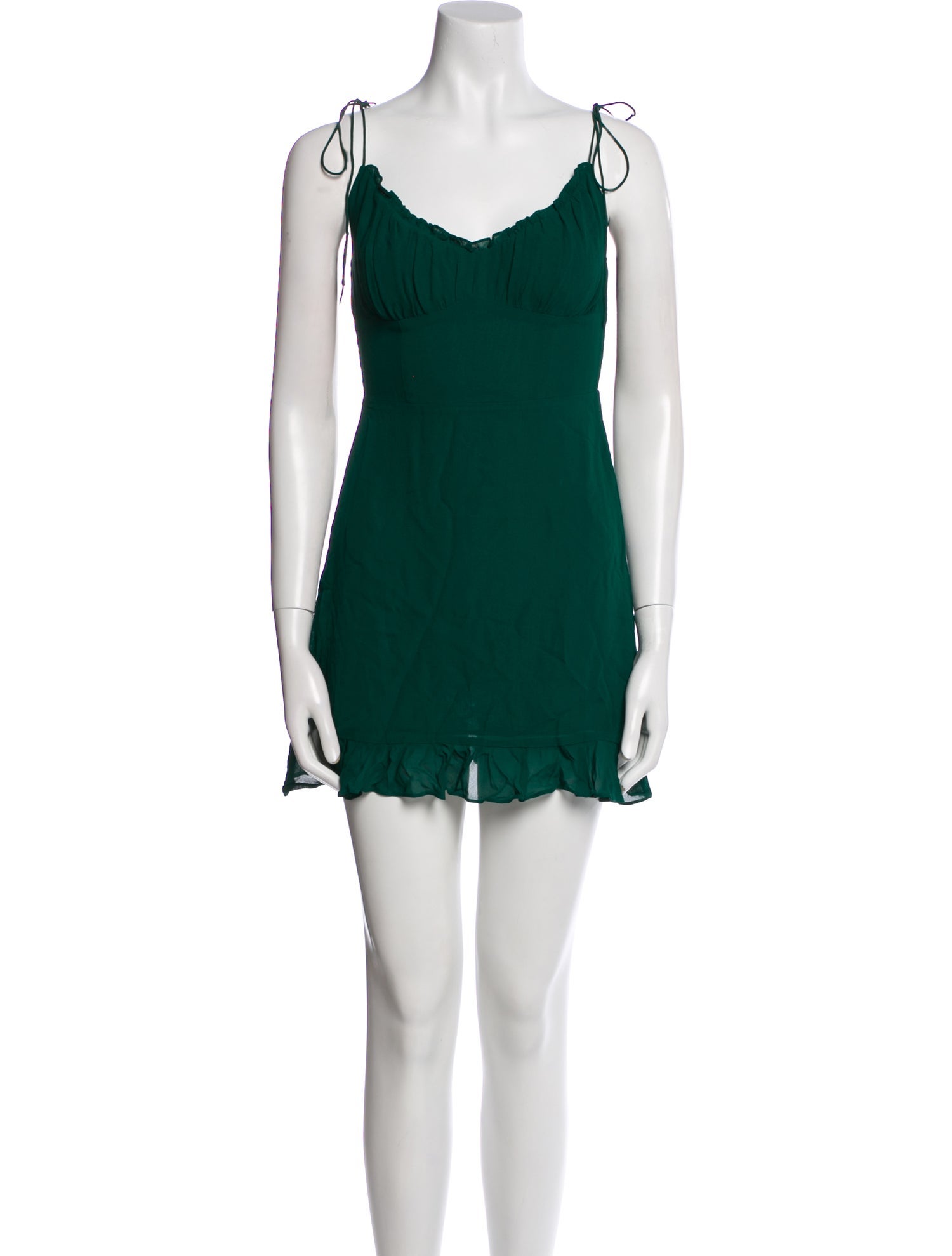 Reformation Scoop Neck Mini Dress