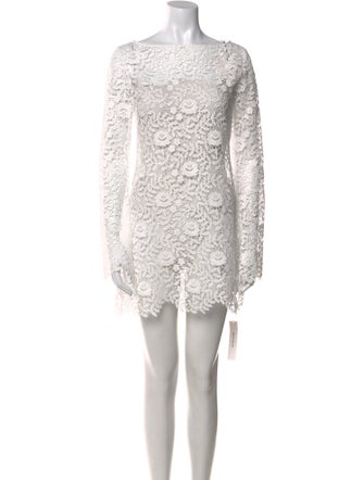 Reformation Lace Pattern Mini Dress