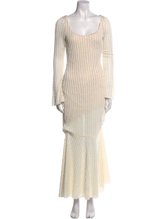 Reformation Scoop Neck Long Dress