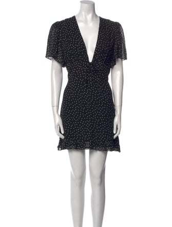 Reformation Polka Dot Print Mini Dress