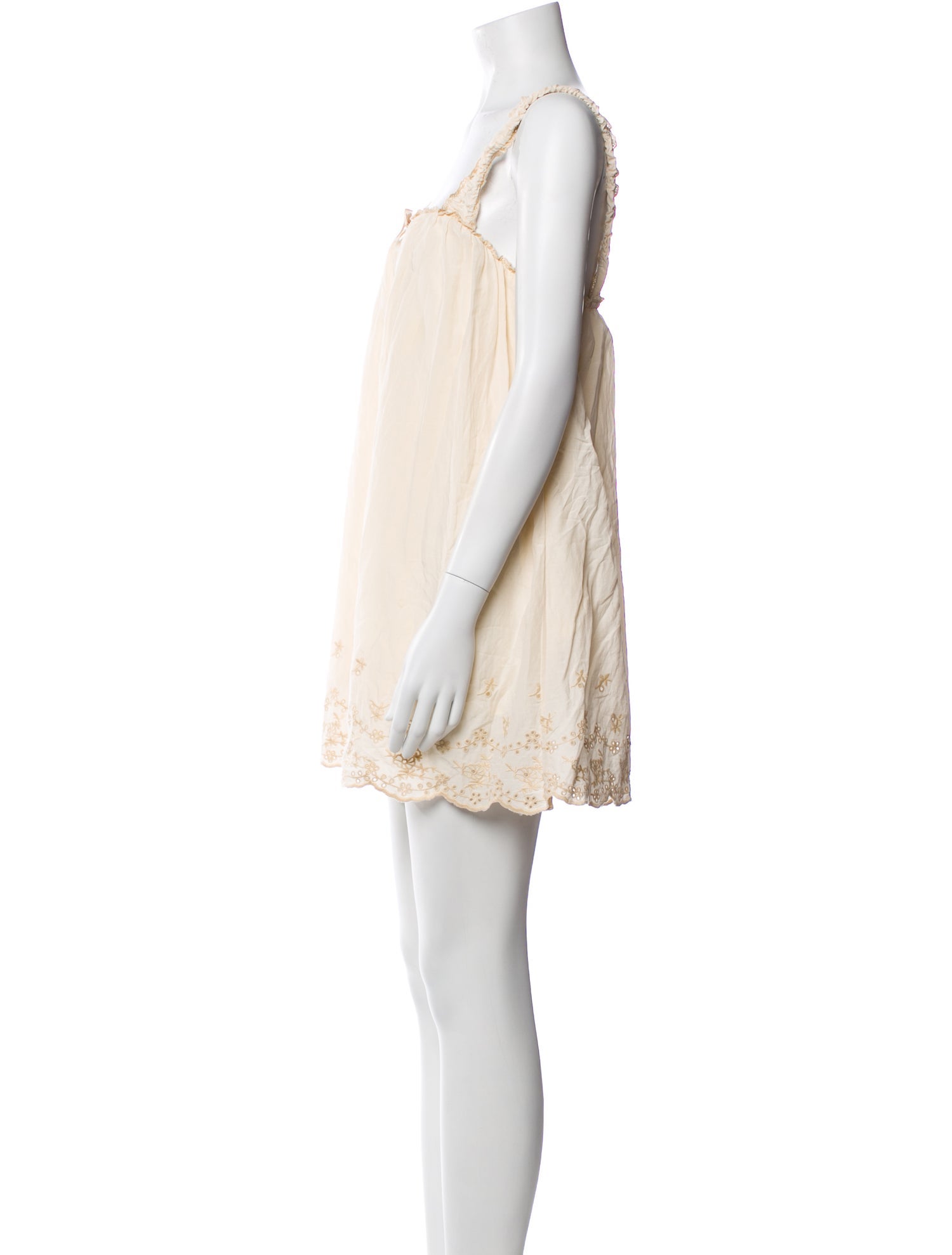 Reformation Square Neckline Mini Dress