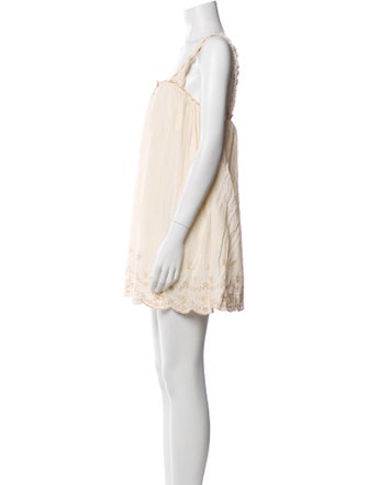 Reformation Square Neckline Mini Dress