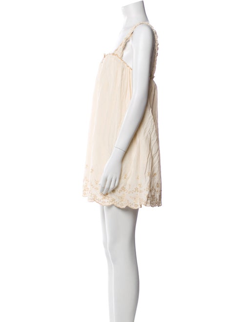 Reformation Square Neckline Mini Dress