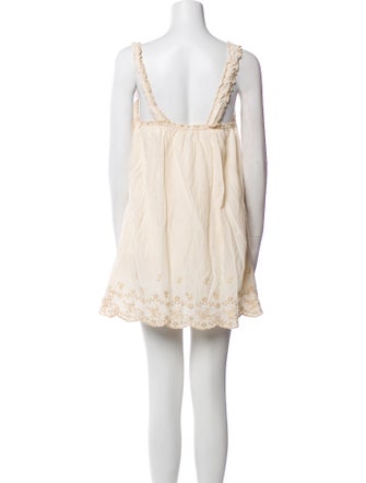 Reformation Square Neckline Mini Dress