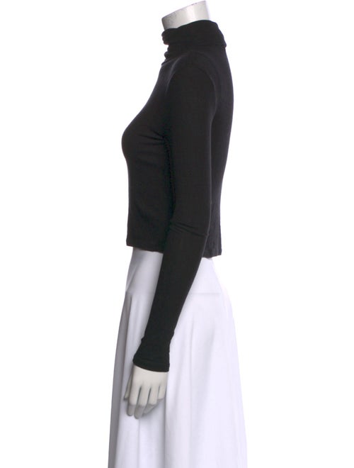 Reformation Turtleneck Long Sleeve Crop Top