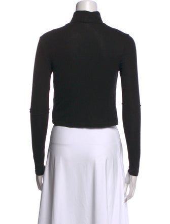 Reformation Turtleneck Long Sleeve Crop Top
