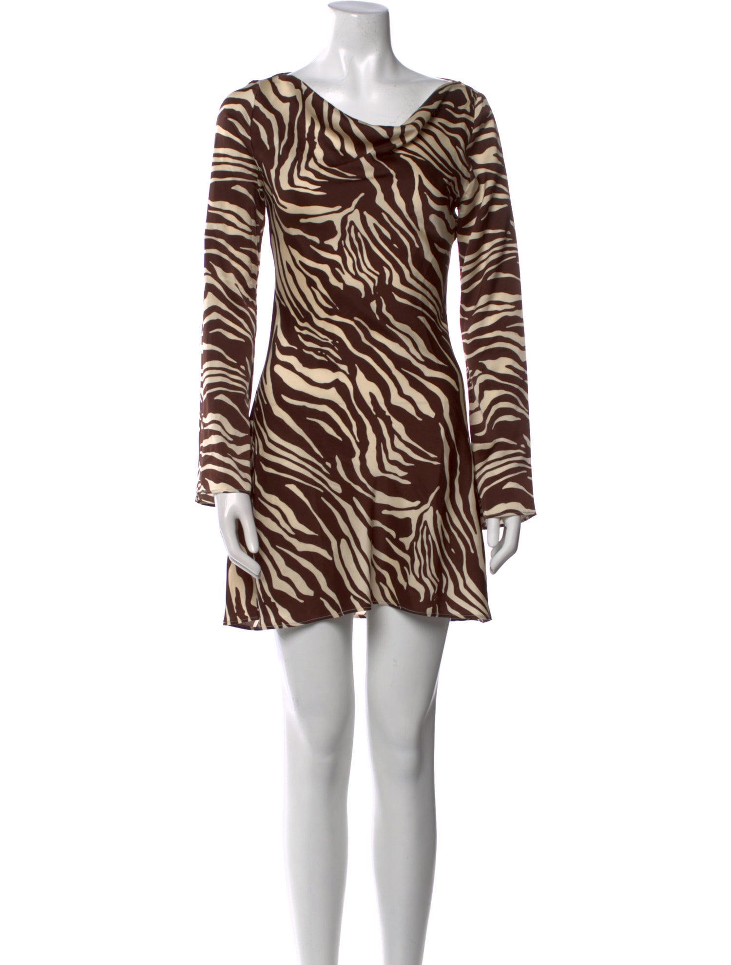 Reformation Animal Print Mini Dress
