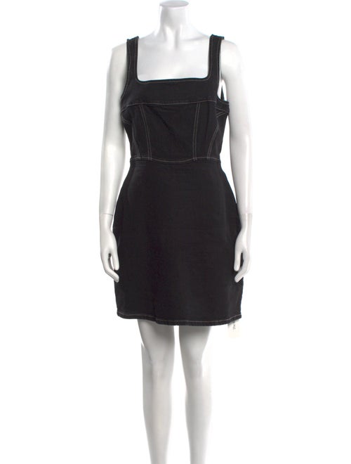 Reformation Square Neckline Mini Dress