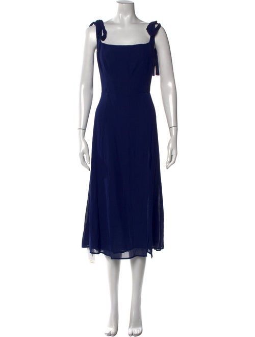 Reformation Square Neckline Long Dress