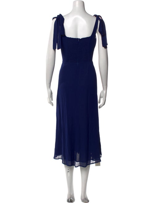 Reformation Square Neckline Long Dress