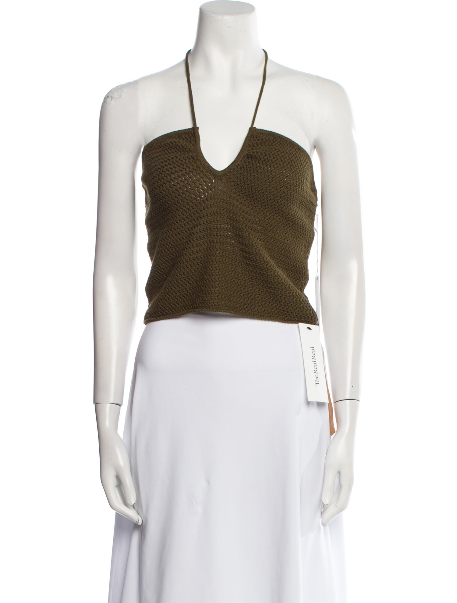 Reformation Halterneck Sleeveless Crop Top w/ Tags