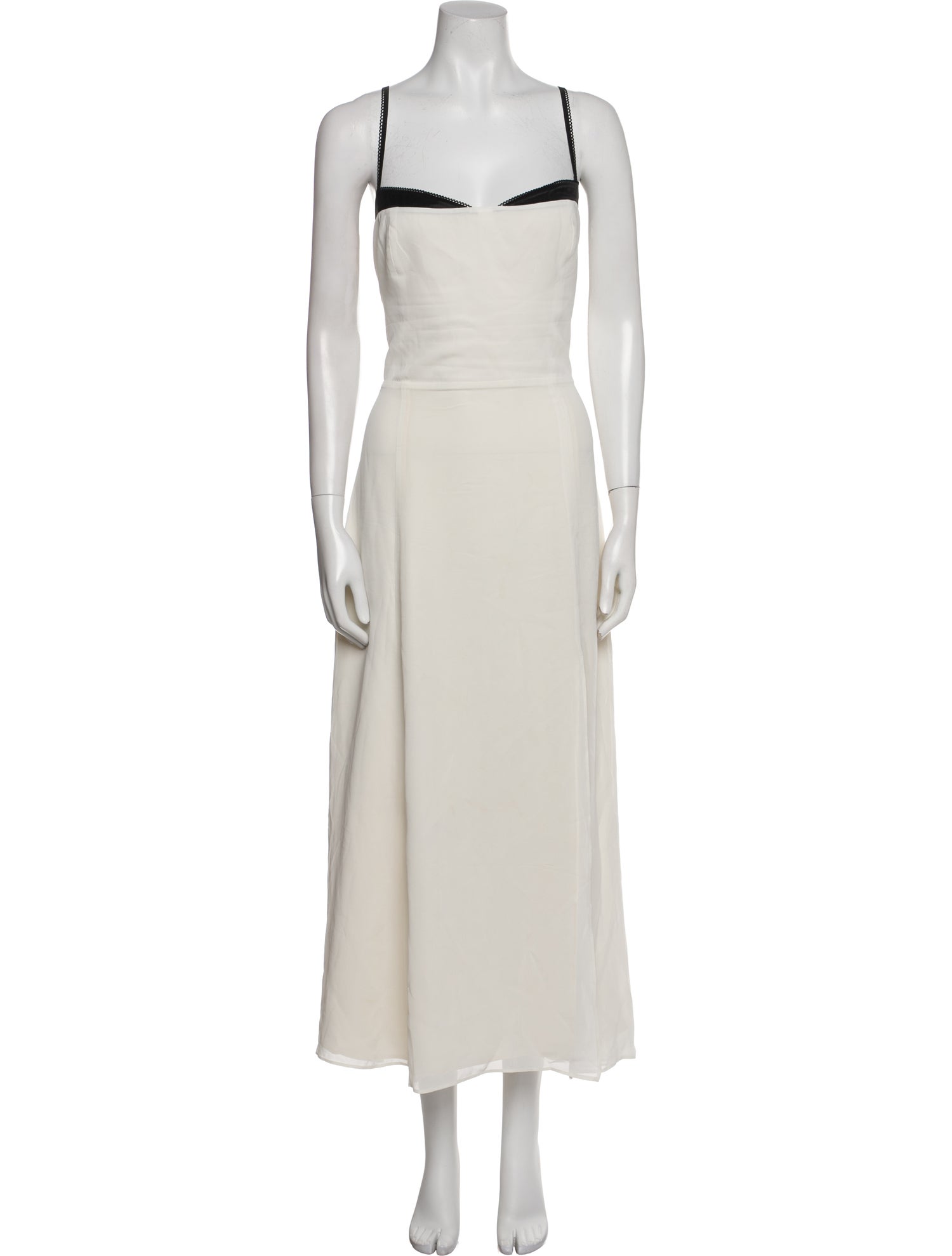 Reformation Square Neckline Long Dress