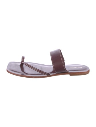Reformation Leather Slides