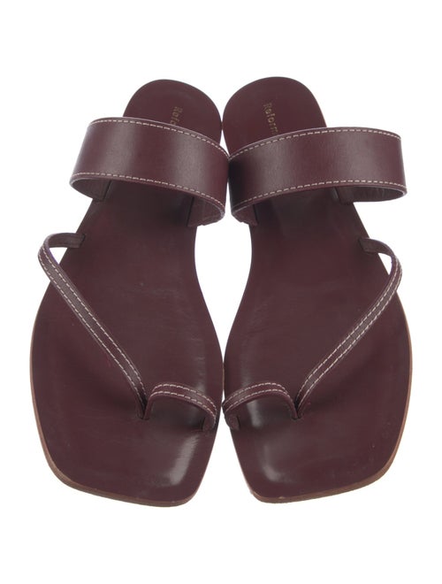 Reformation Leather Slides