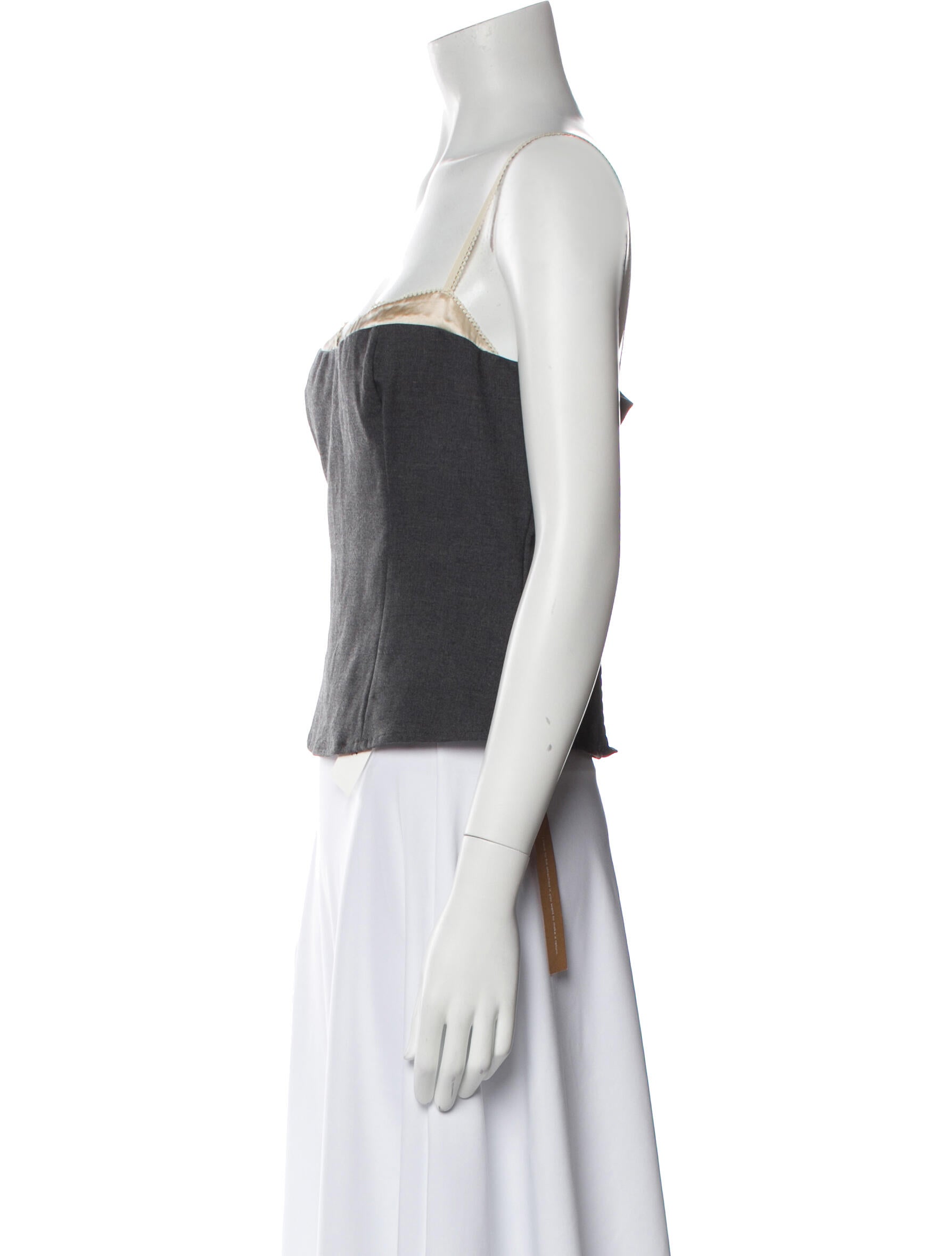 Reformation Square Neckline Sleeveless Crop Top w/ Tags