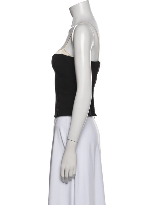 Reformation Square Neckline Sleeveless Crop Top