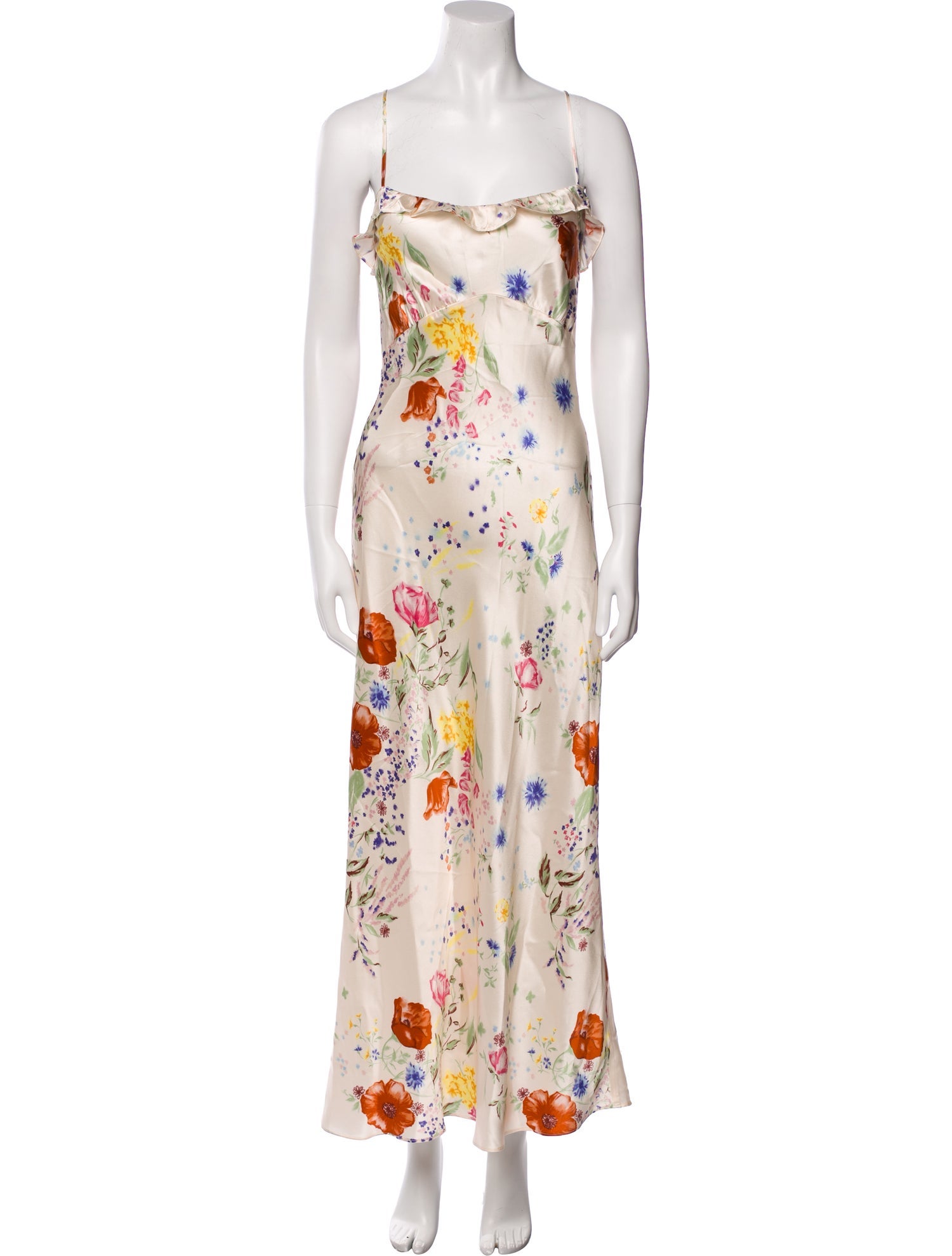 Reformation Silk Long Dress