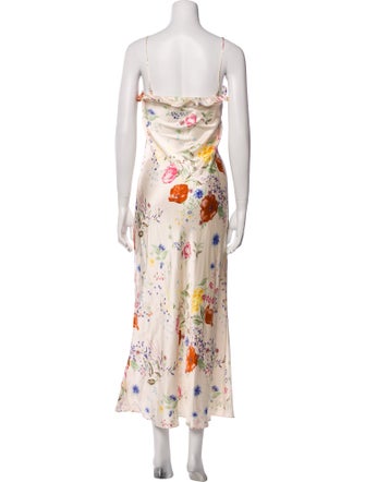 Reformation Silk Long Dress