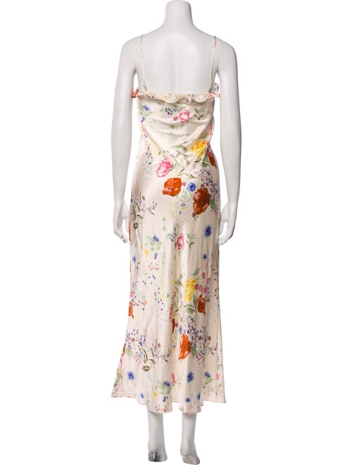 Reformation Silk Long Dress