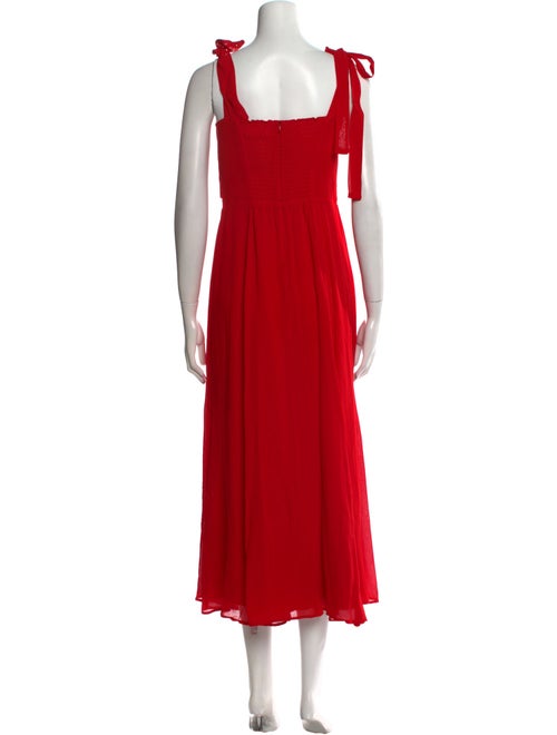 Reformation Square Neckline Long Dress