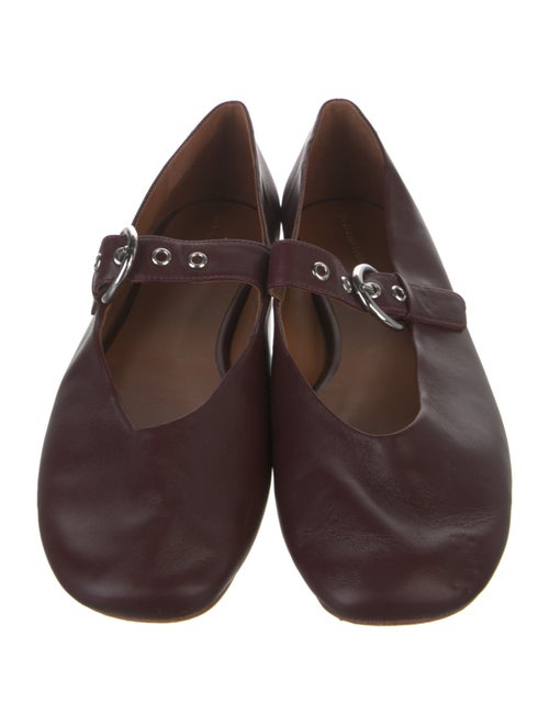 Reformation Leather Mary Jane Flats