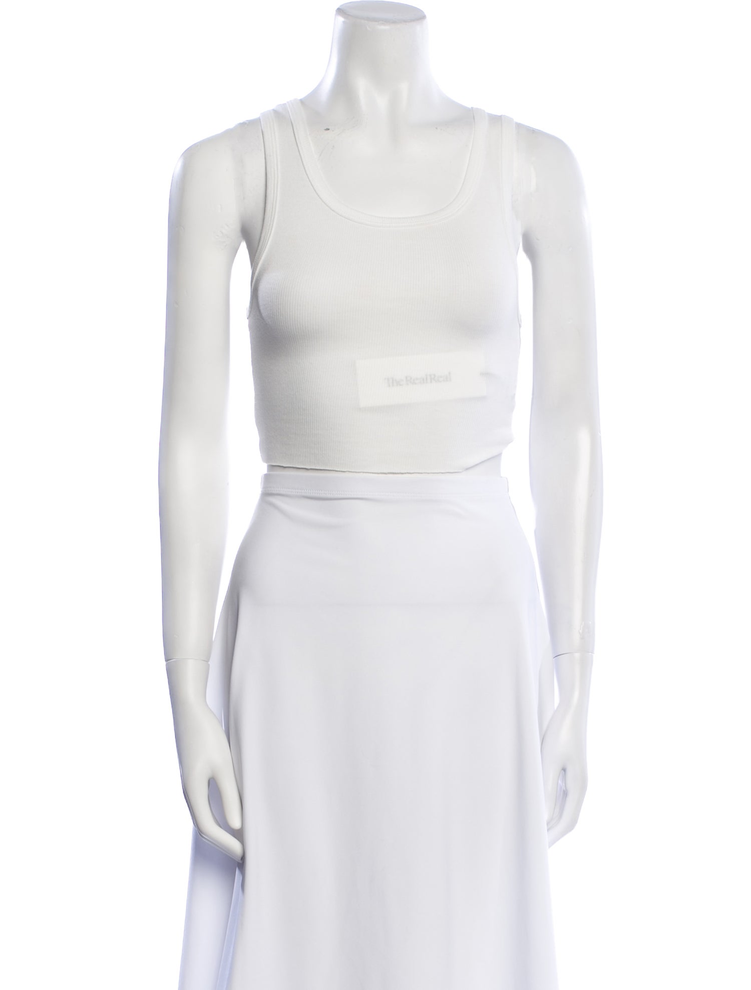 Reformation Scoop Neck Sleeveless Crop Top