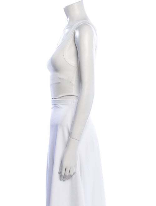 Reformation Scoop Neck Sleeveless Crop Top