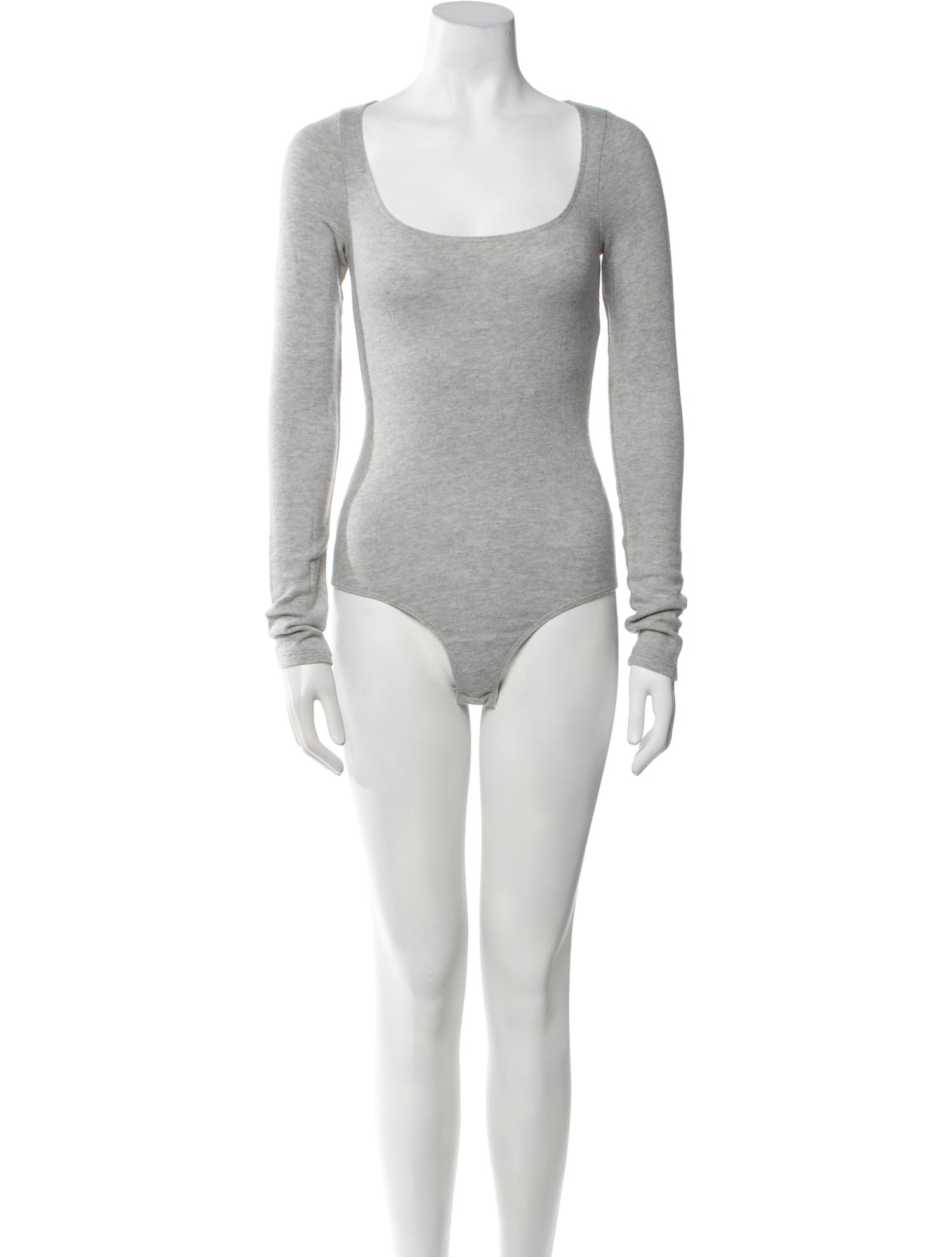 Reformation Scoop Neck Long Sleeve Bodysuit
