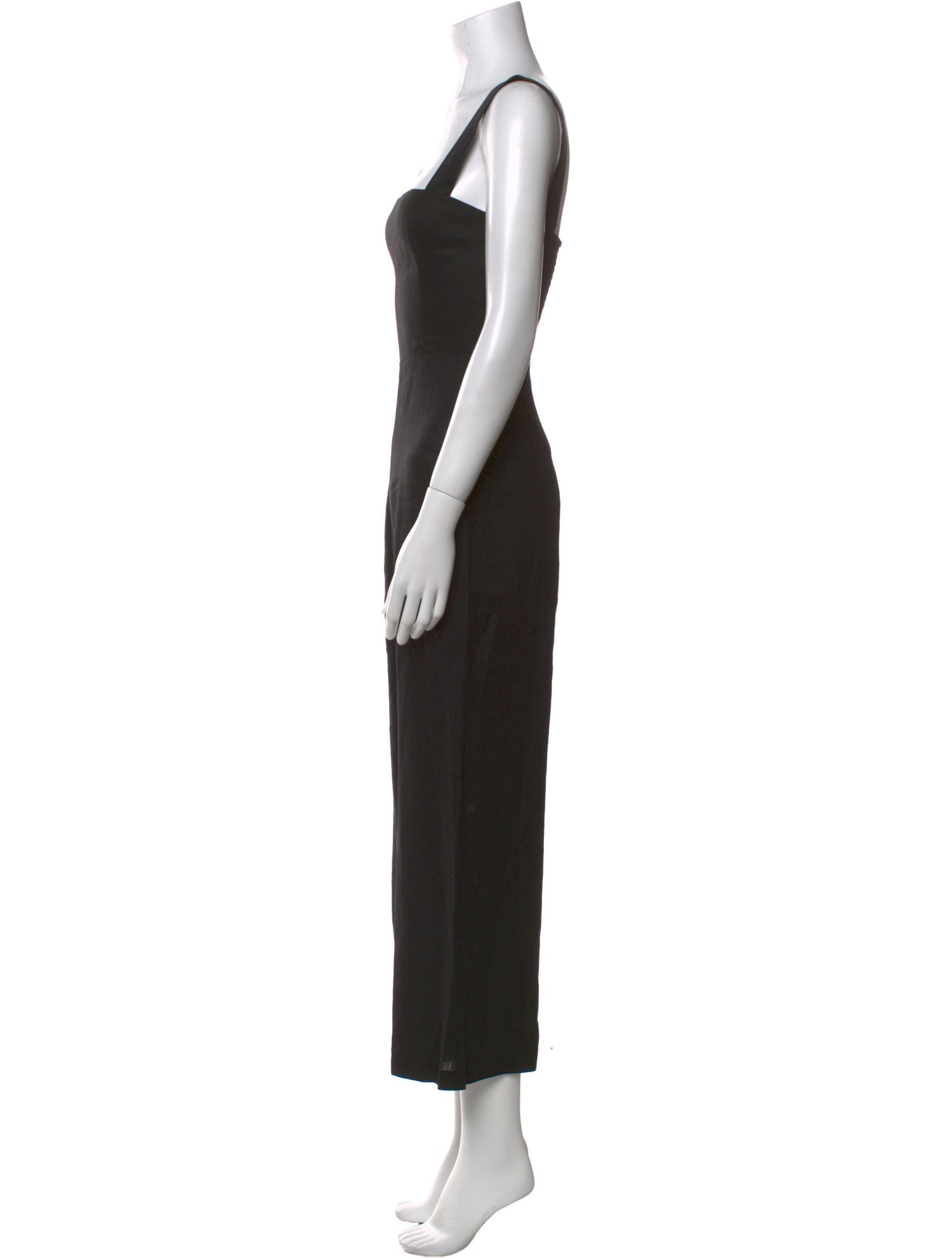 Reformation Linen Square Neckline Jumpsuit