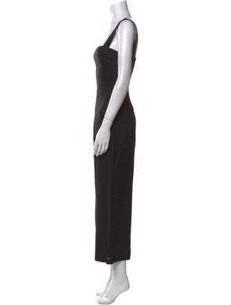 Reformation Linen Square Neckline Jumpsuit