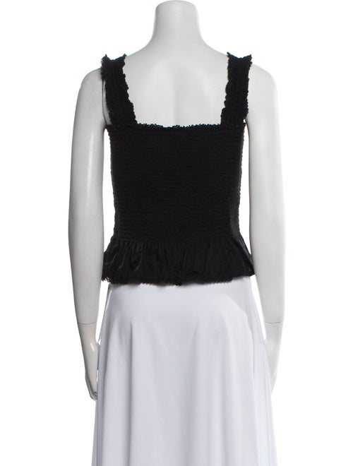 Reformation Square Neckline Sleeveless Crop Top