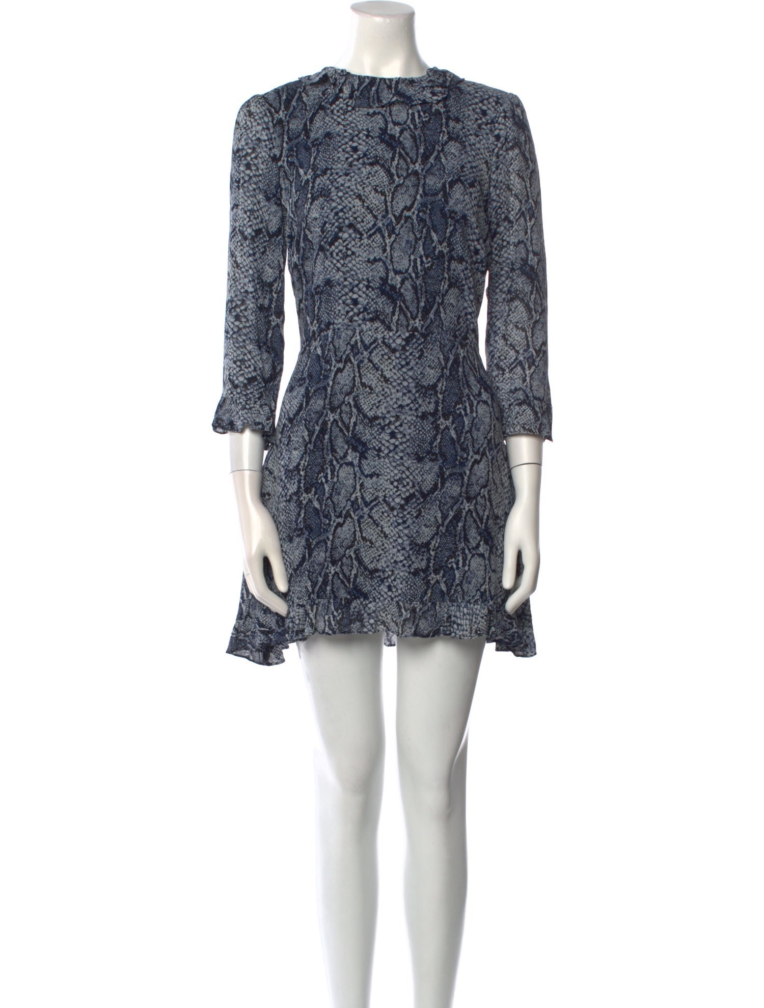 Reformation Animal Print Mini Dress