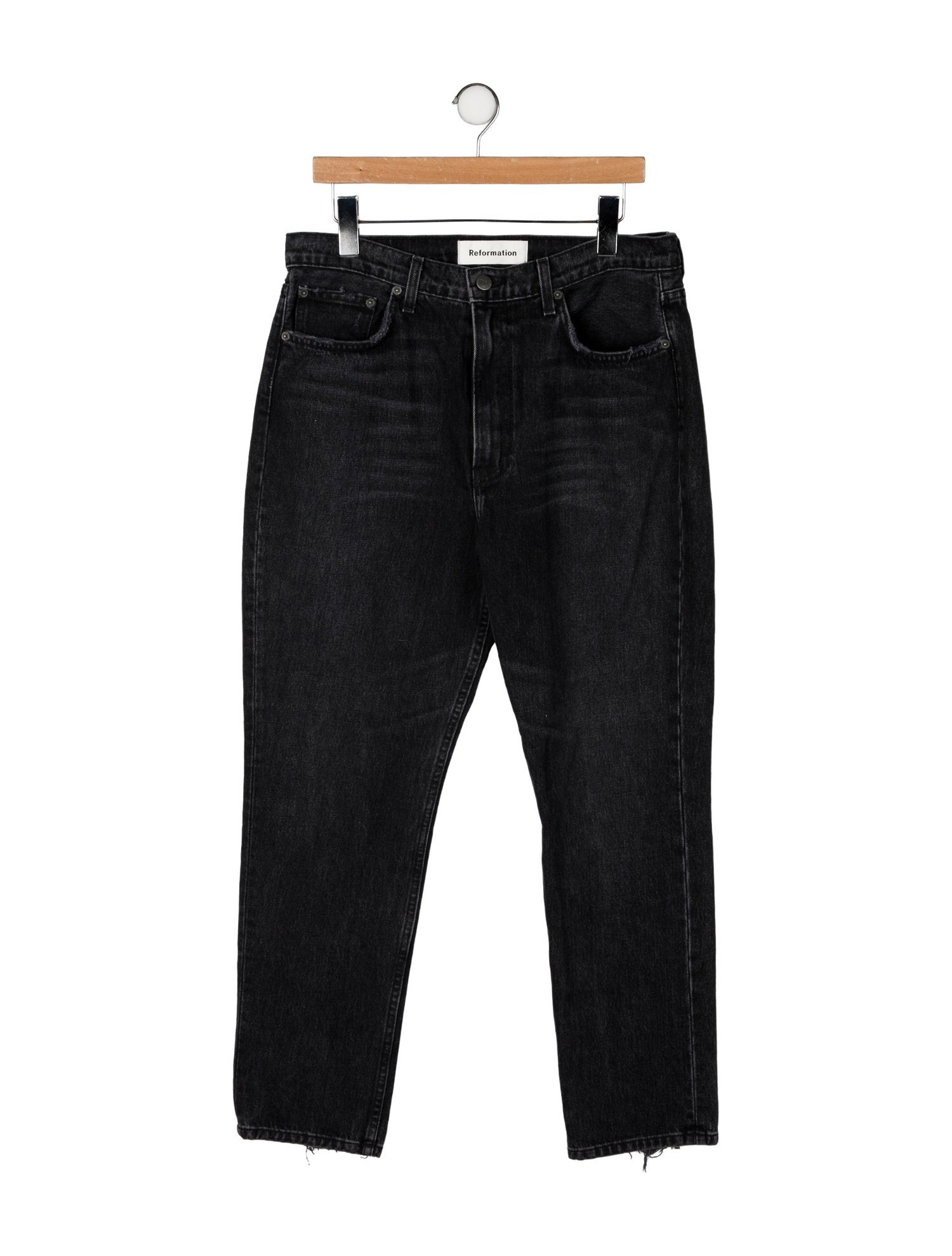 Reformation High-Rise Straight Leg Jeans