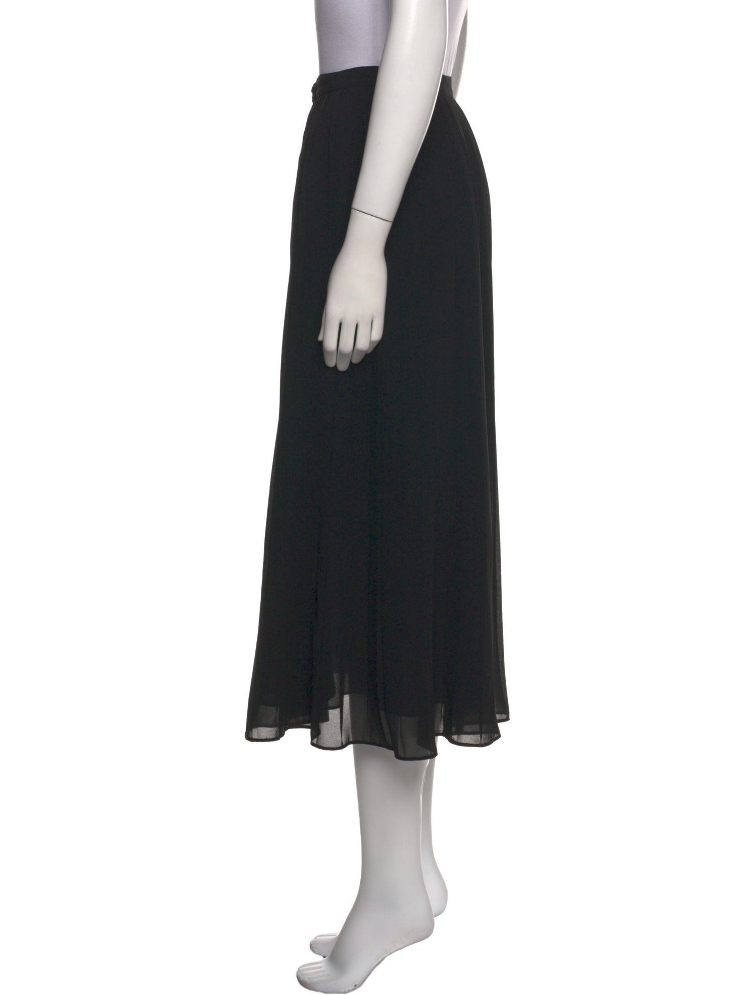 Reformation Pleated Accents Midi Length Skirt