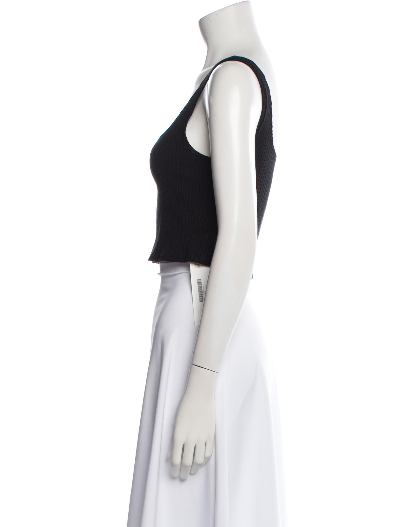 Reformation Square Neckline Sleeveless Crop Top