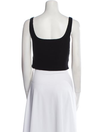Reformation Square Neckline Sleeveless Crop Top