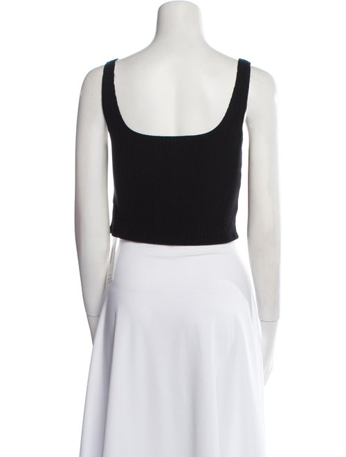 Reformation Square Neckline Sleeveless Crop Top