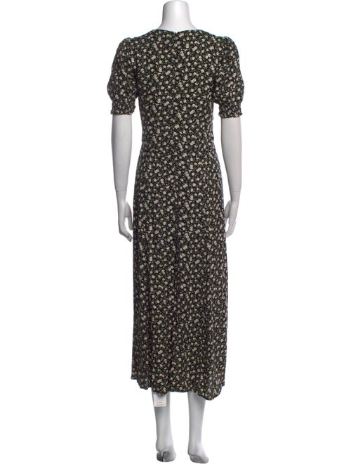 Reformation Floral Print Long Dress
