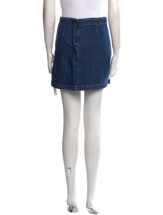 Reformation Distressed Accents Mini Skirt